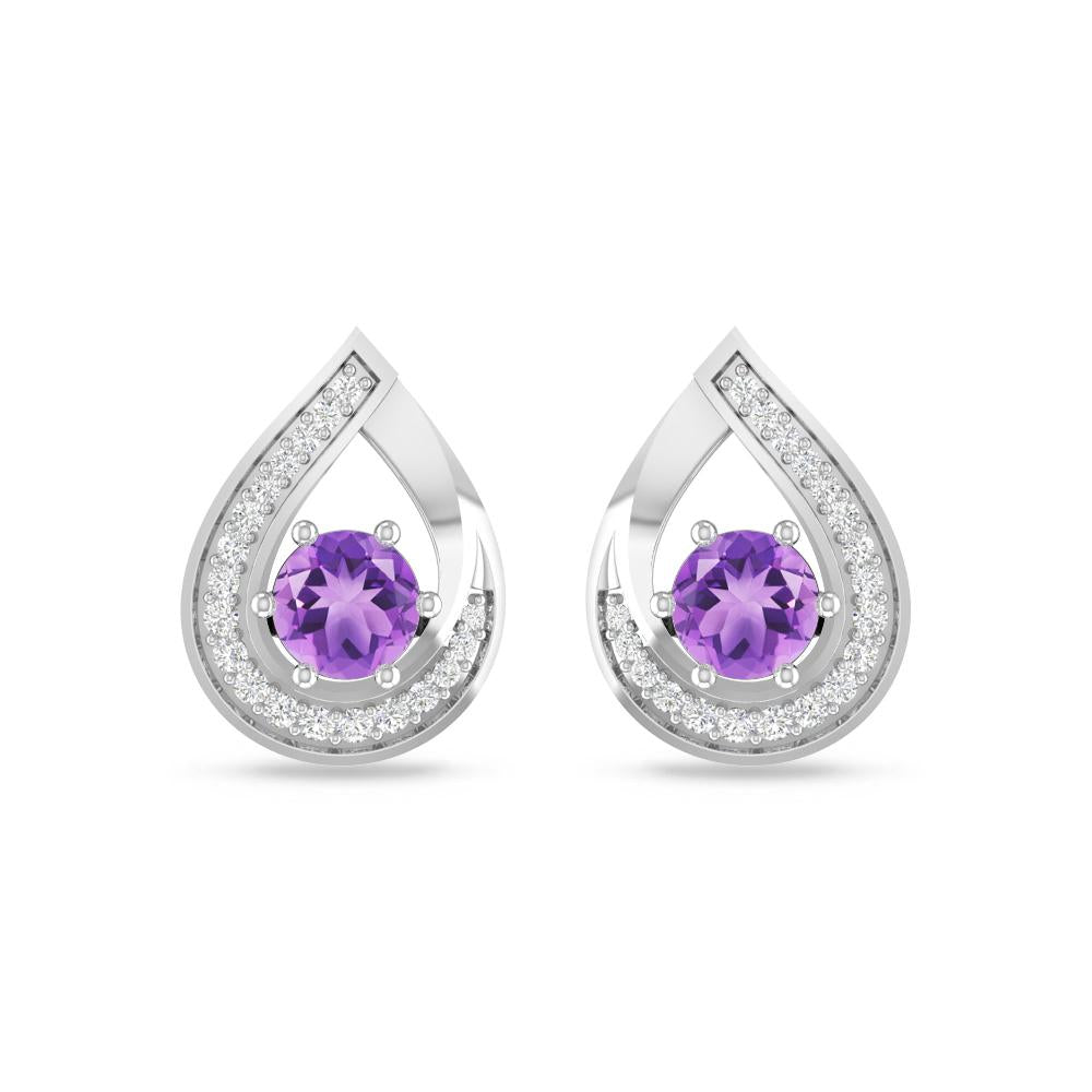 White Gold - Amethyst