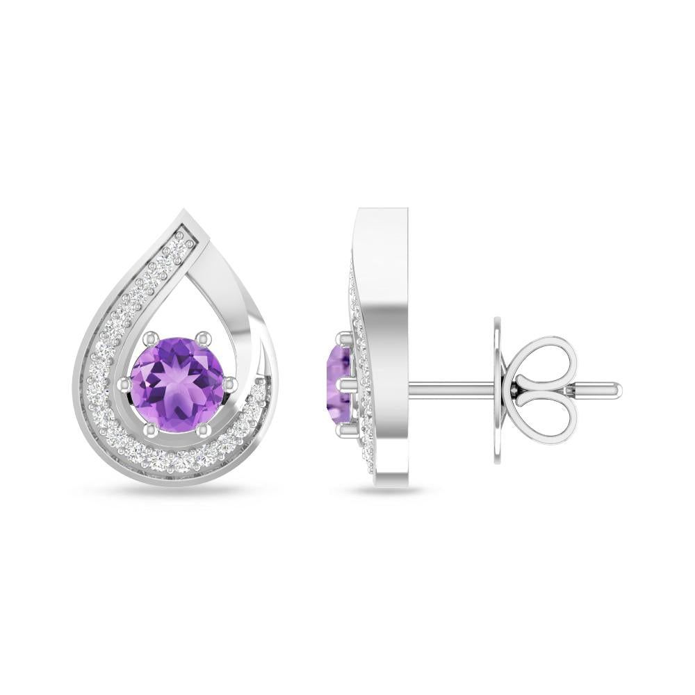 White Gold - Amethyst