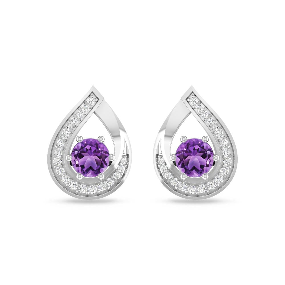 White Gold - Amethyst