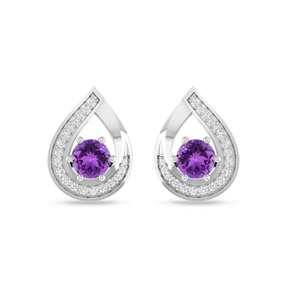 White Gold - Amethyst