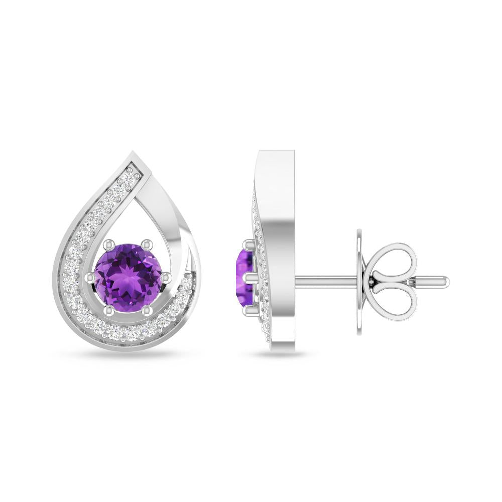 White Gold - Amethyst