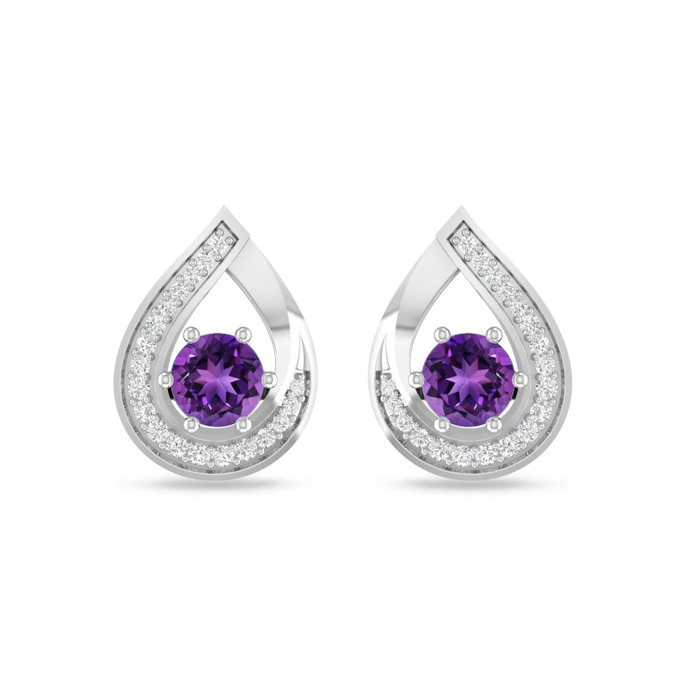 White Gold - Amethyst