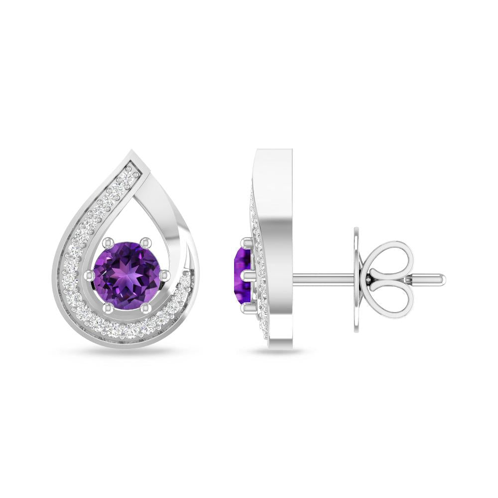 White Gold - Amethyst