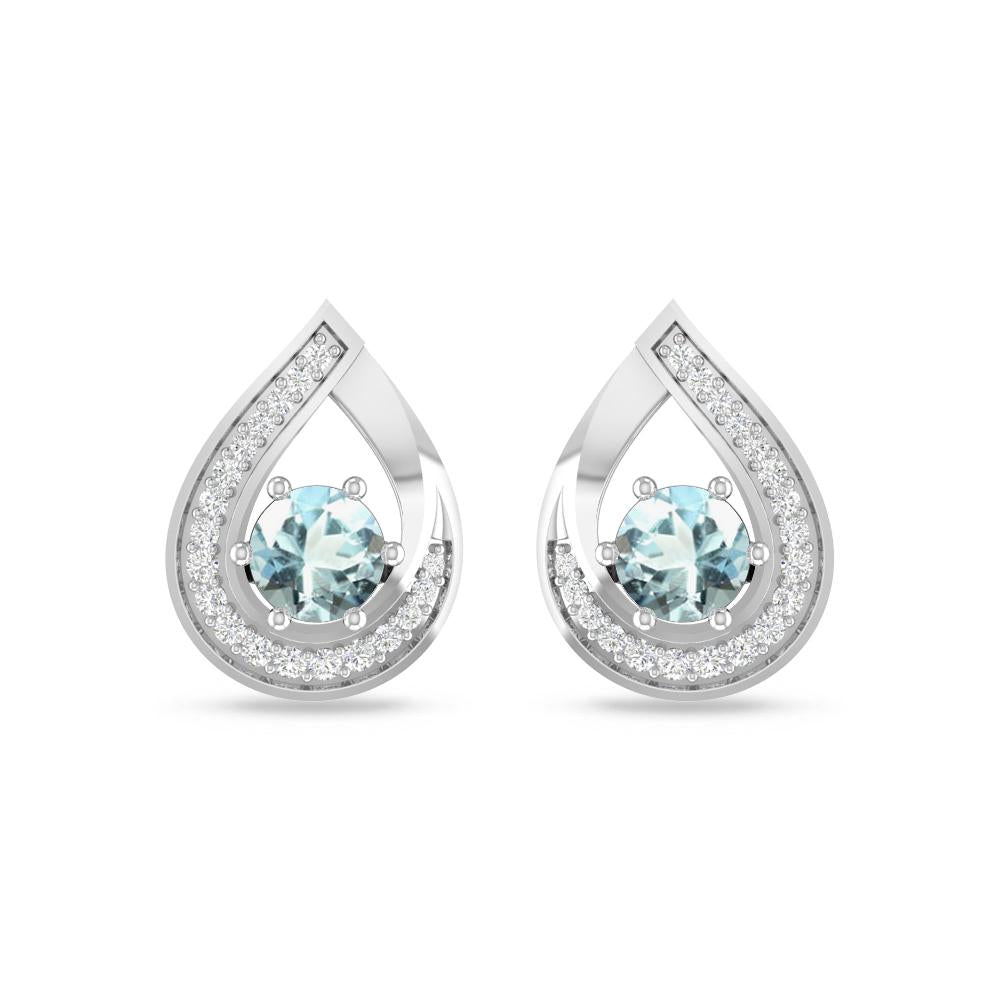 White Gold - Aquamarine