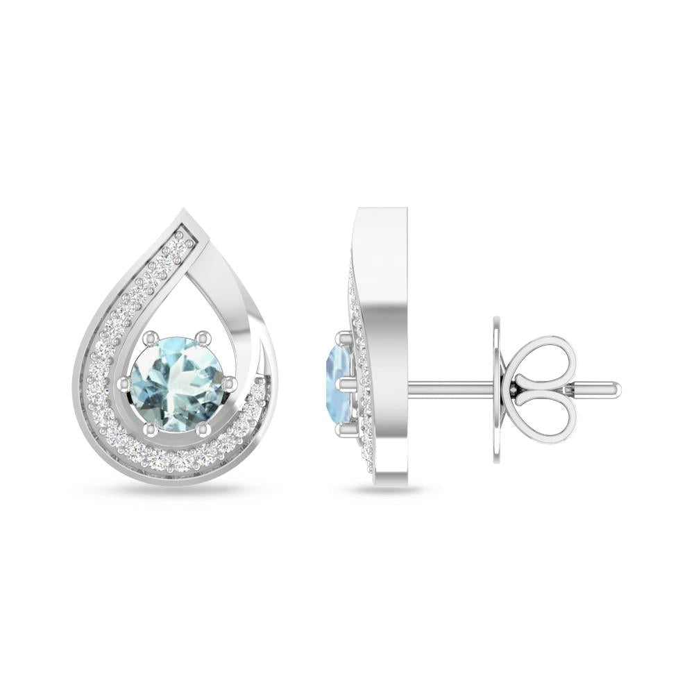 White Gold - Aquamarine