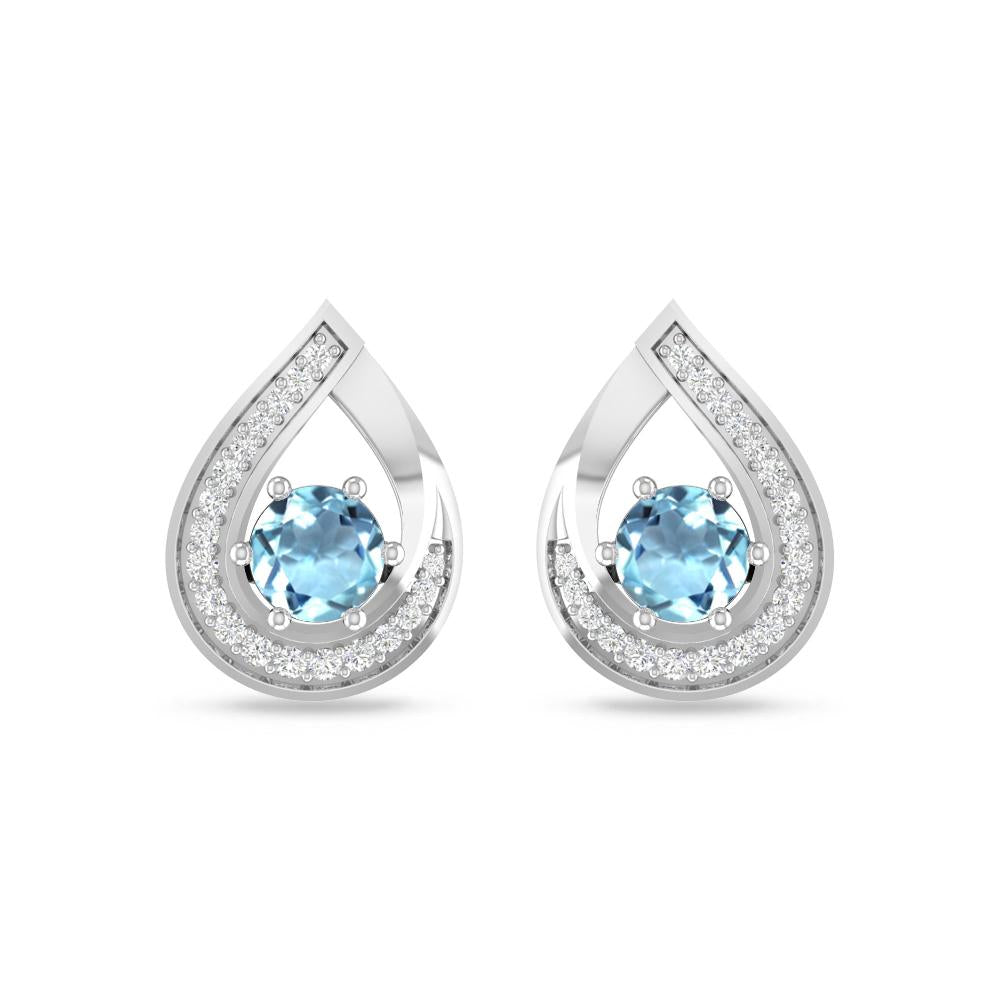 White Gold - Aquamarine