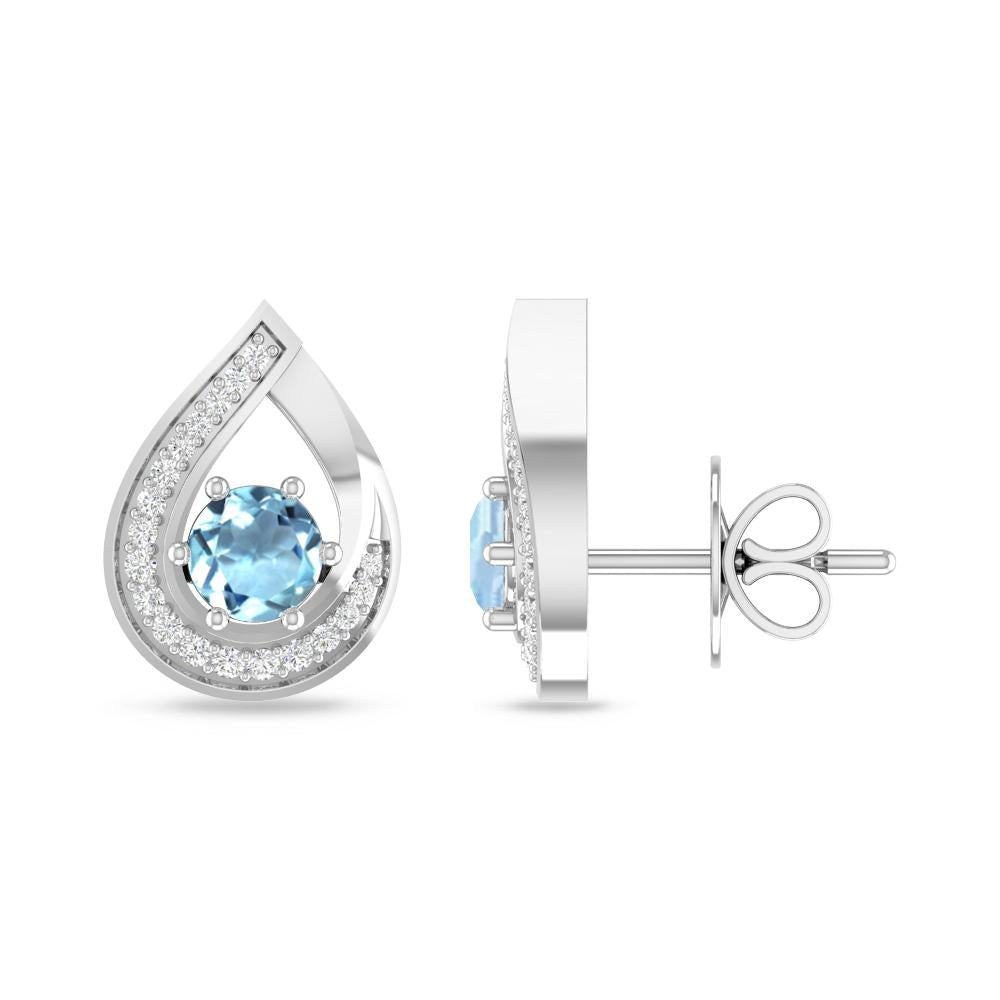 White Gold - Aquamarine