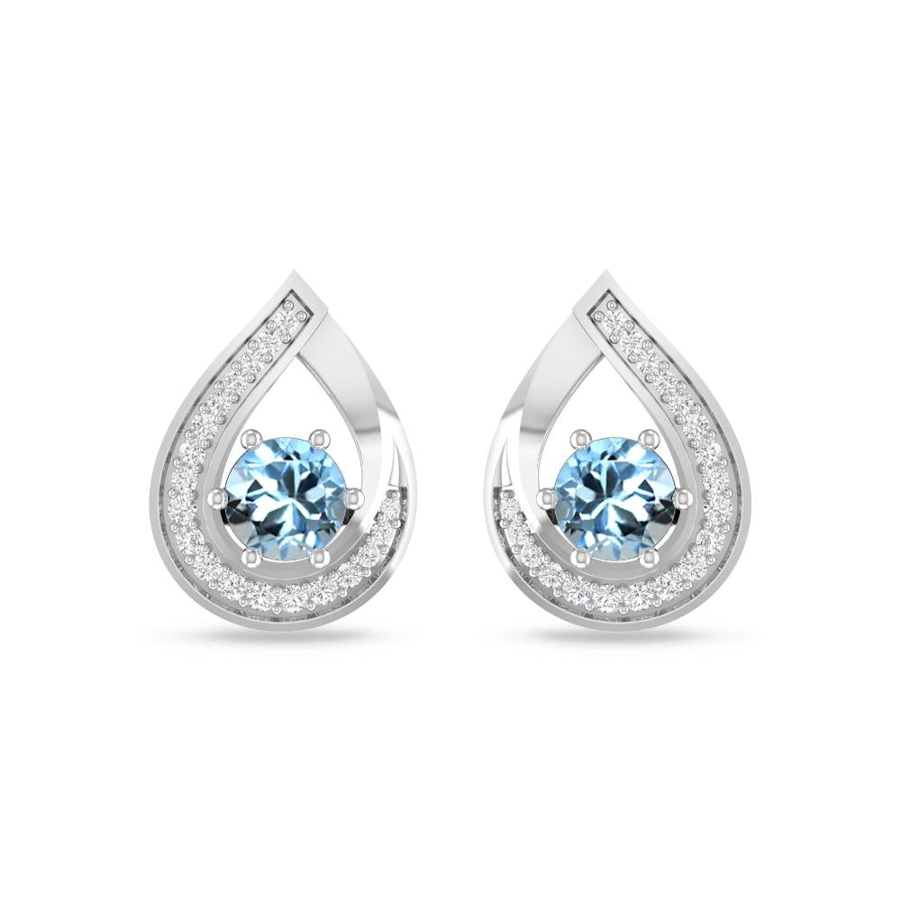 White Gold - Aquamarine