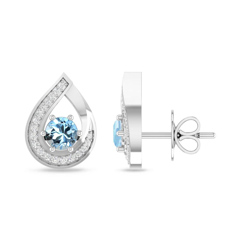 White Gold - Aquamarine