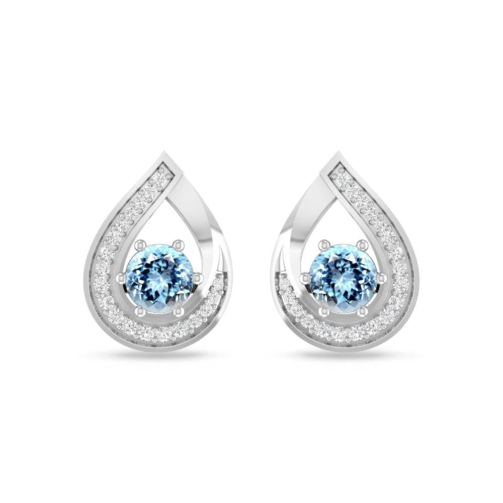 White Gold - Aquamarine