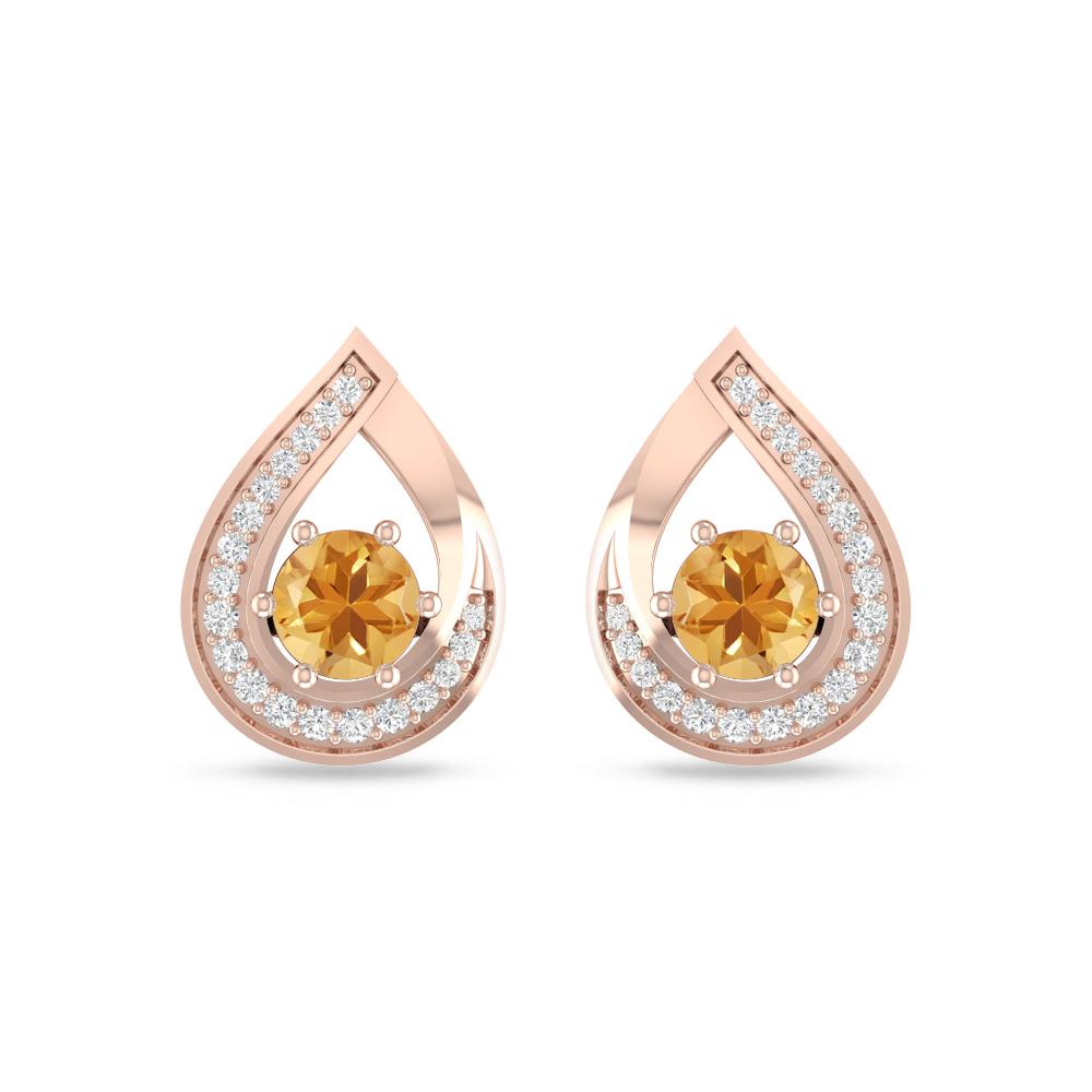 Rose Gold - Citrine