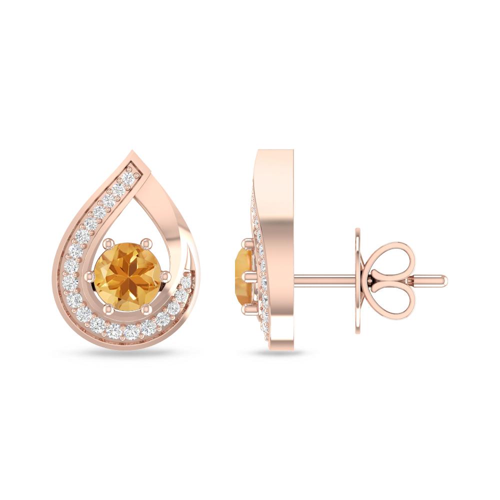Rose Gold - Citrine