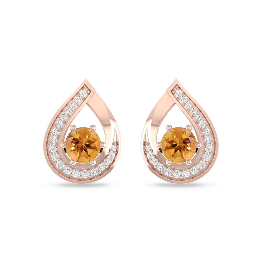 Rose Gold - Citrine