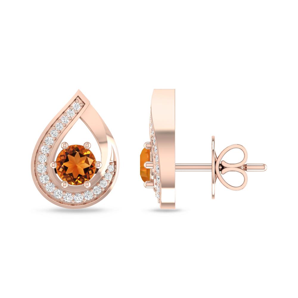 Rose Gold - Citrine