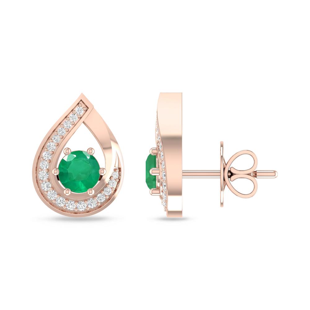 Rose Gold - Emerald