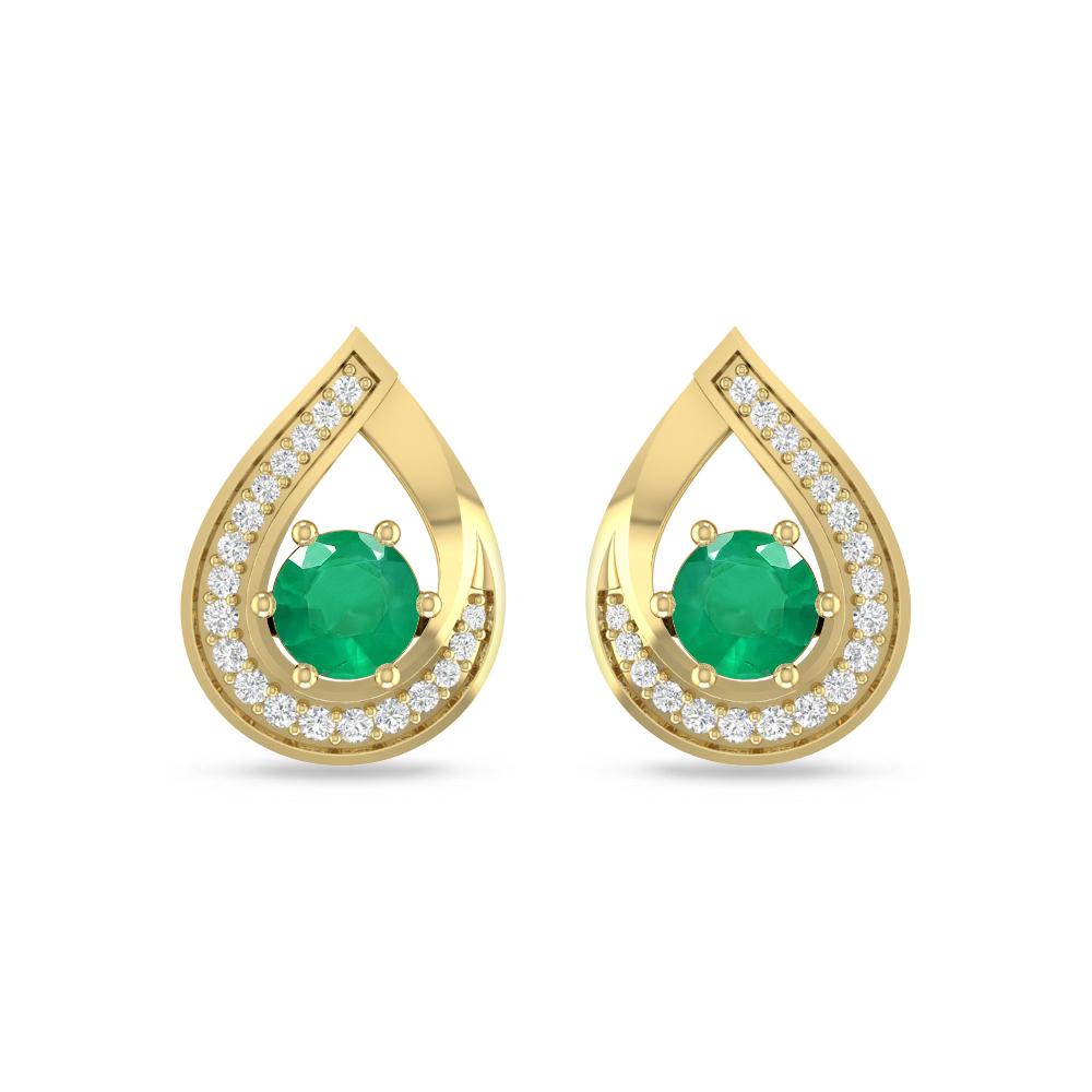 Yellow Gold - Emerald