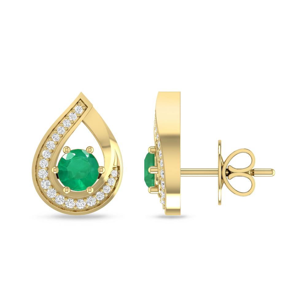 Yellow Gold - Emerald