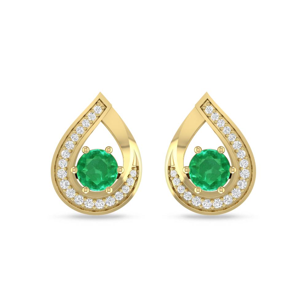 Yellow Gold - Emerald