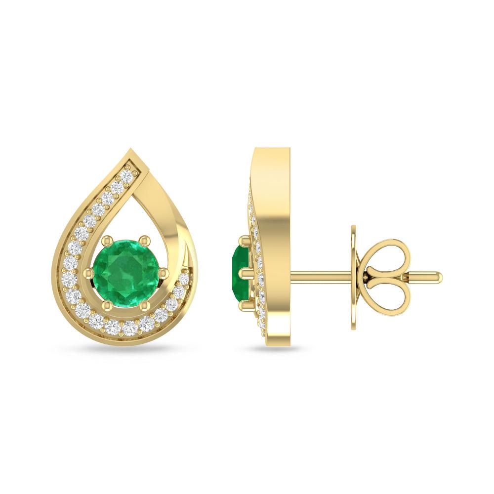 Yellow Gold - Emerald