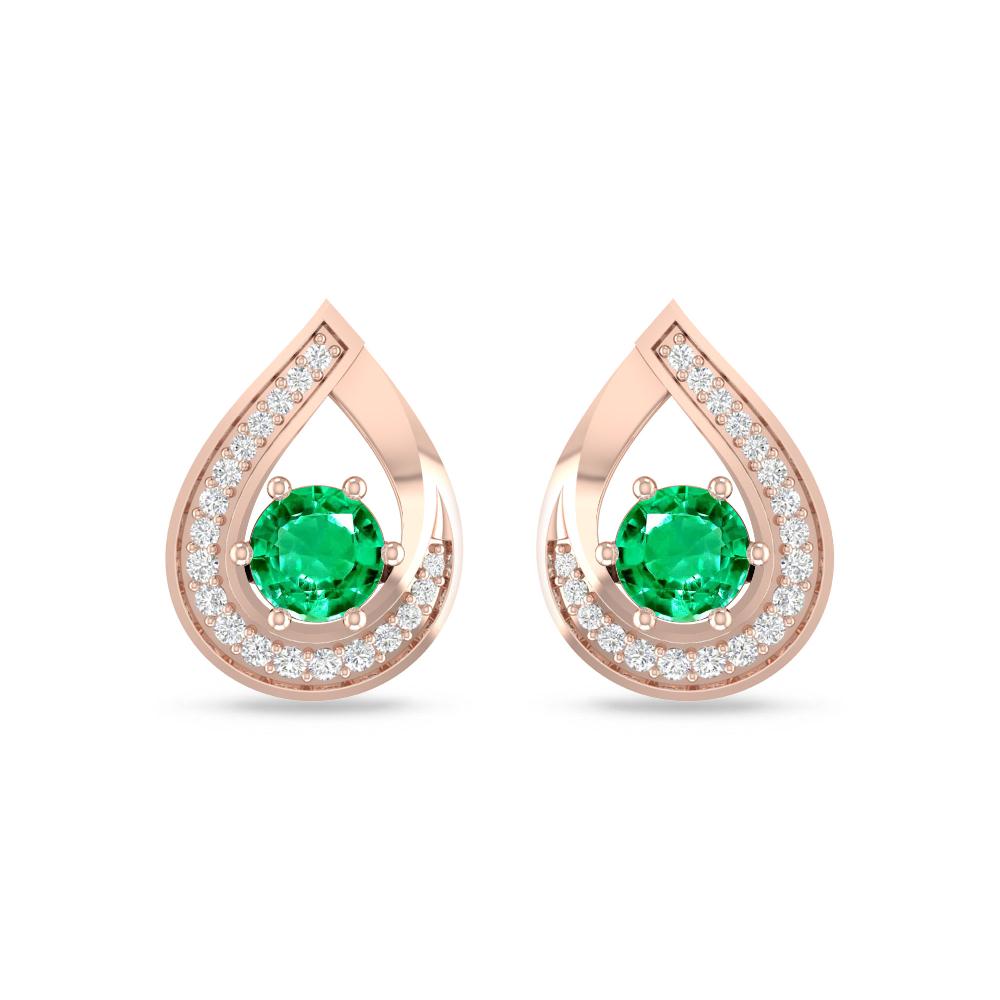Rose Gold - Emerald