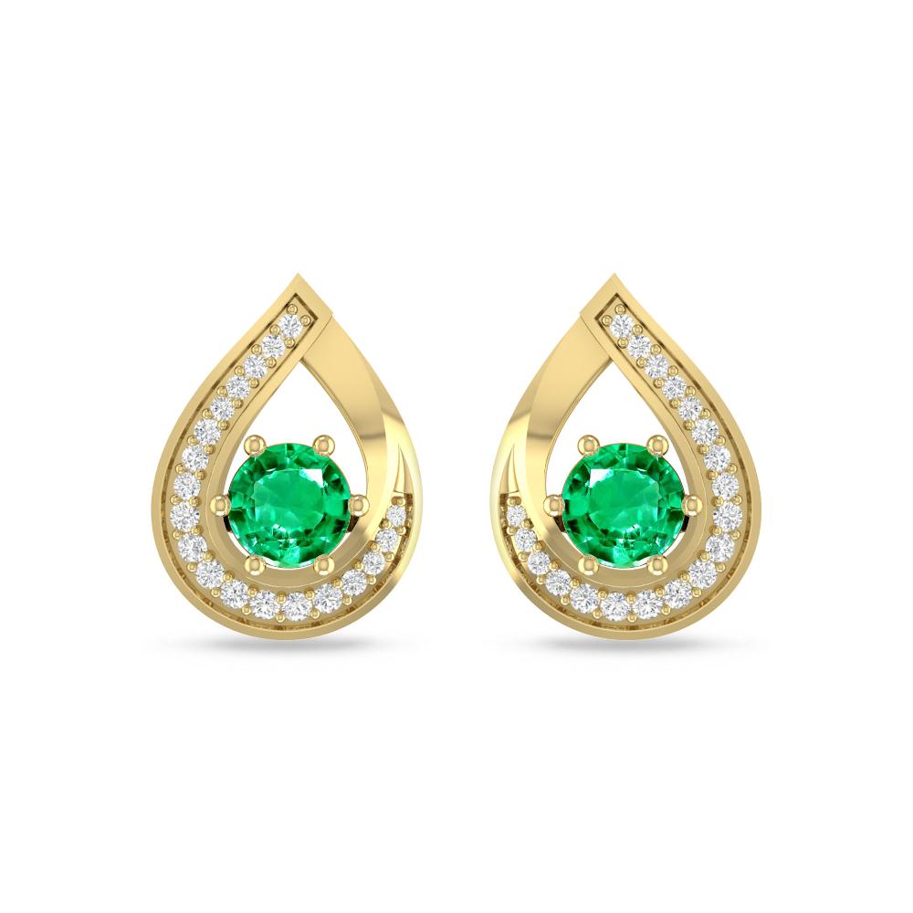 Yellow Gold - Emerald