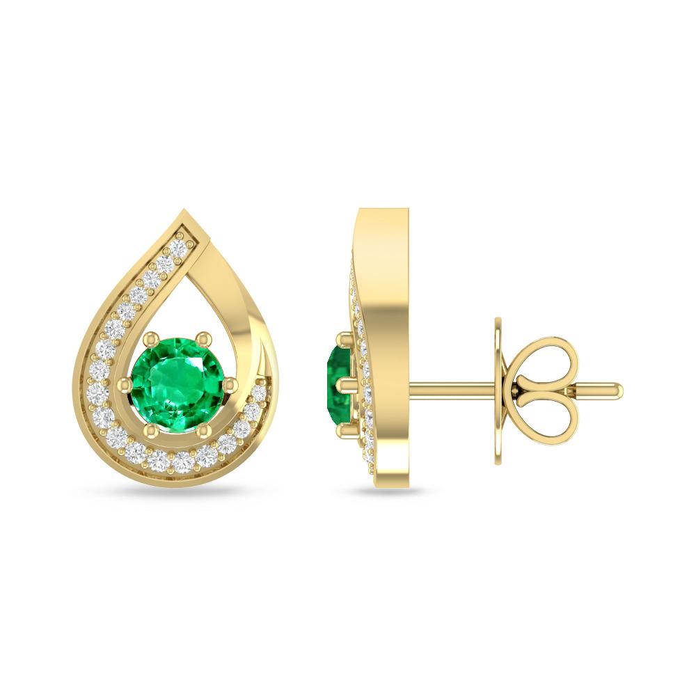 Yellow Gold - Emerald