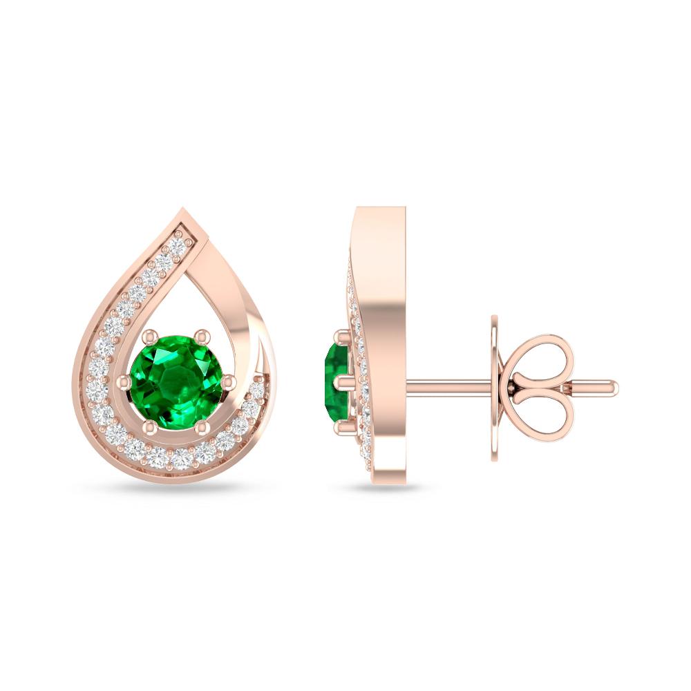 Rose Gold - Emerald