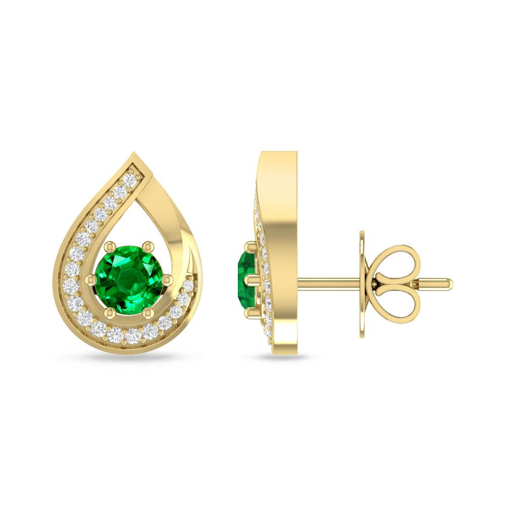 Yellow Gold - Emerald