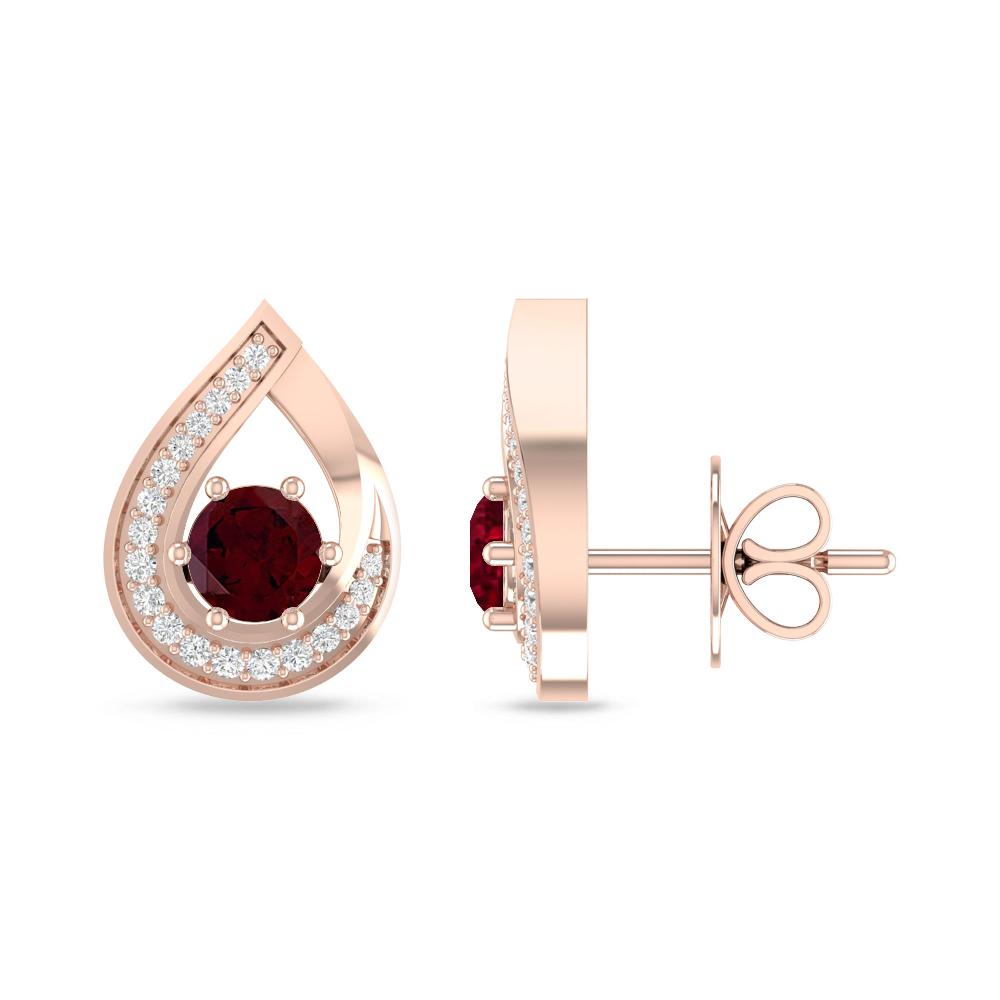 Rose Gold - Garnet