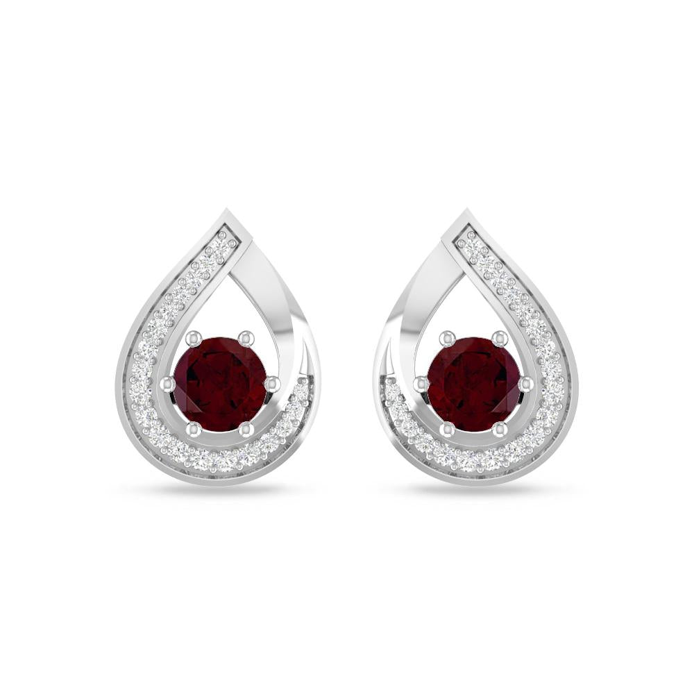 White Gold - Garnet