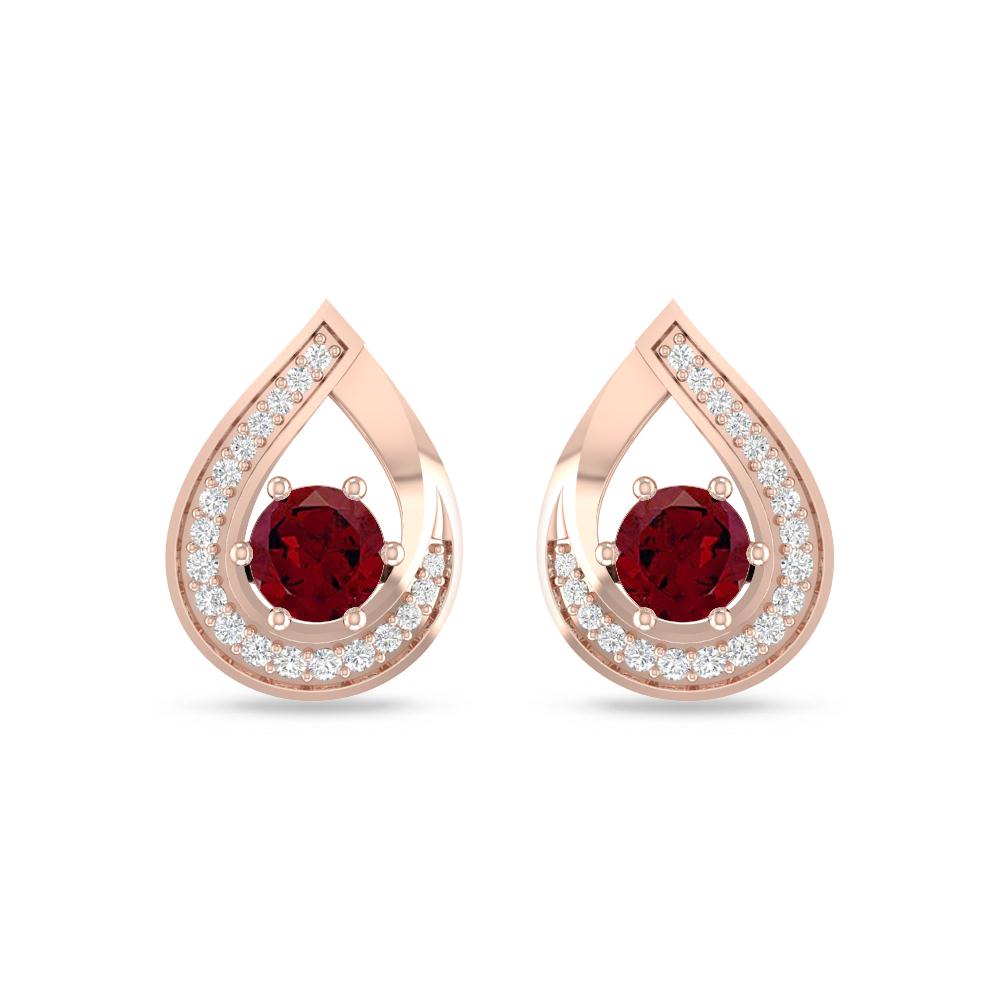 Rose Gold - Garnet