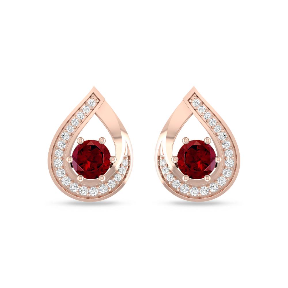 Rose Gold - Garnet