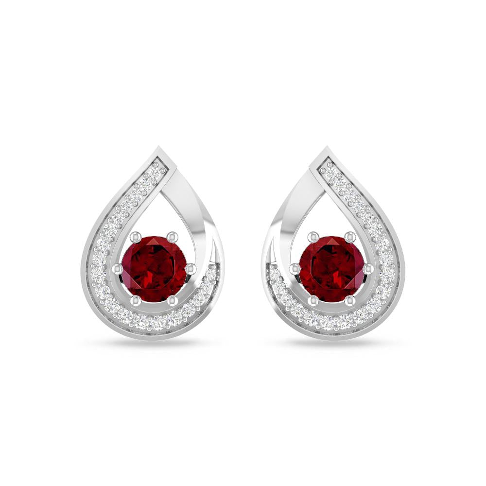 White Gold - Garnet