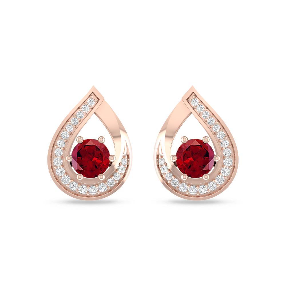 Rose Gold - Garnet