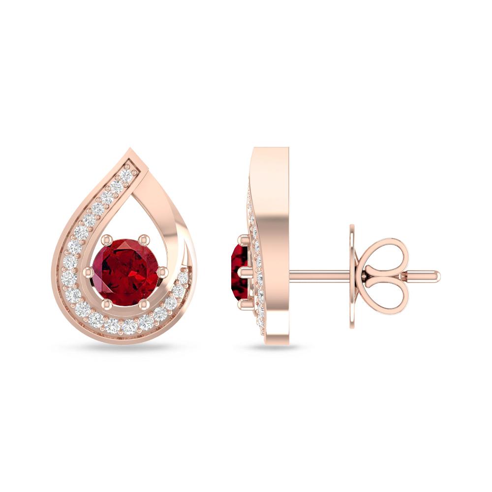 Rose Gold - Garnet