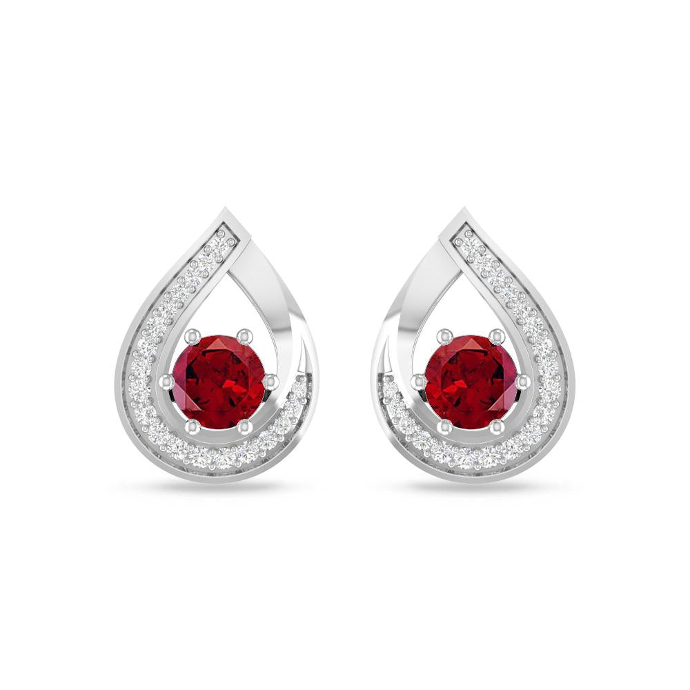 White Gold - Garnet