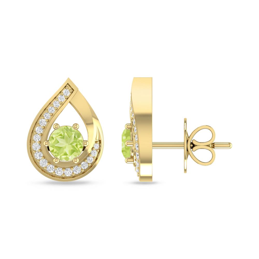 Yellow Gold - Peridot