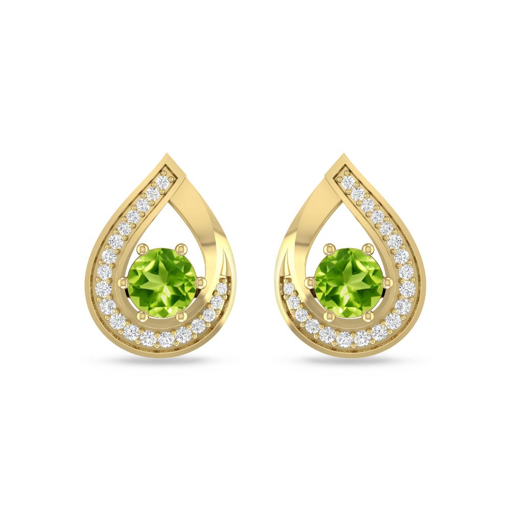 Yellow Gold - Peridot
