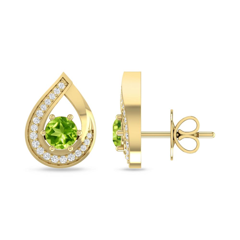 Yellow Gold - Peridot