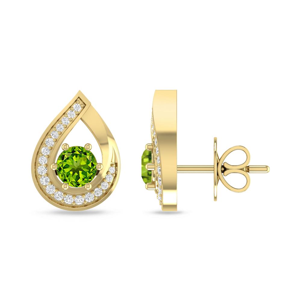 Yellow Gold - Peridot