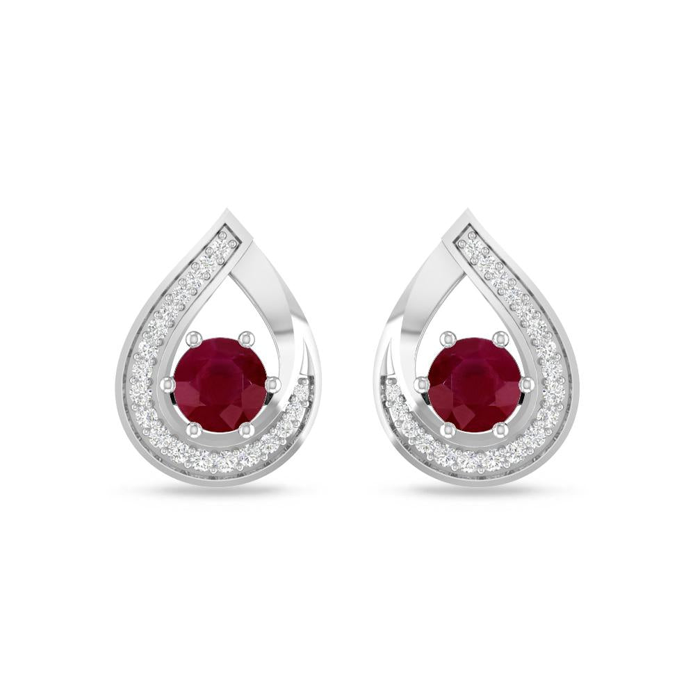 White Gold - Ruby