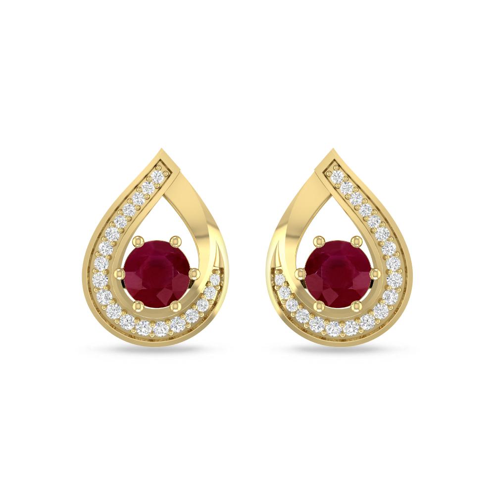 Yellow Gold - Ruby