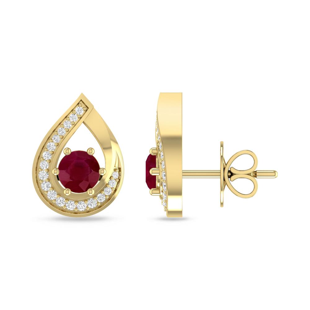 Yellow Gold - Ruby