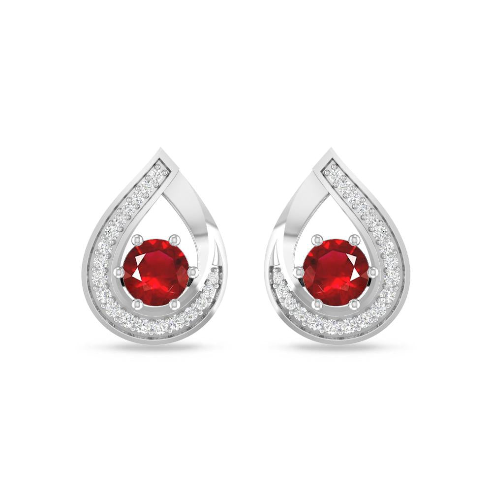 White Gold - Ruby