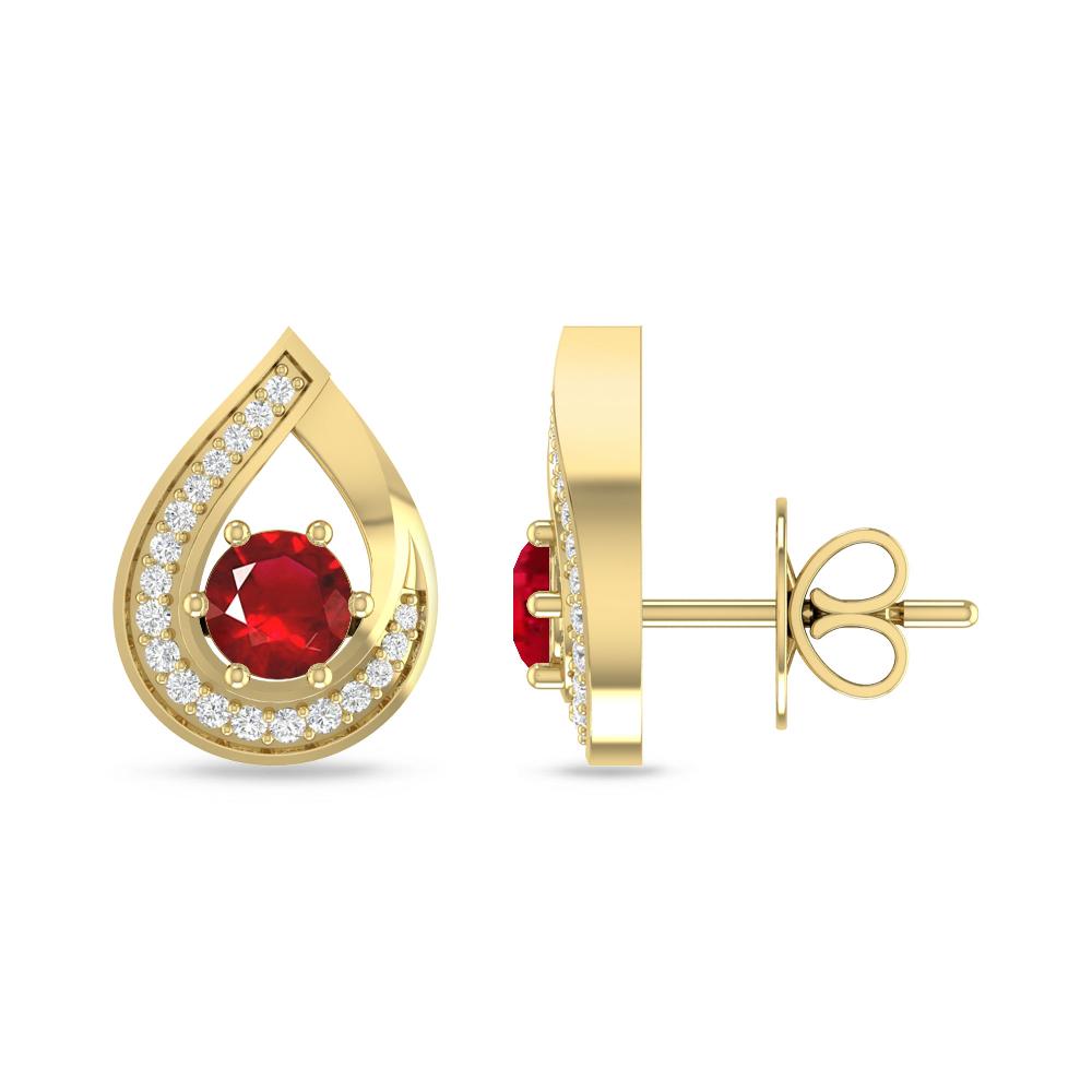 Yellow Gold - Ruby