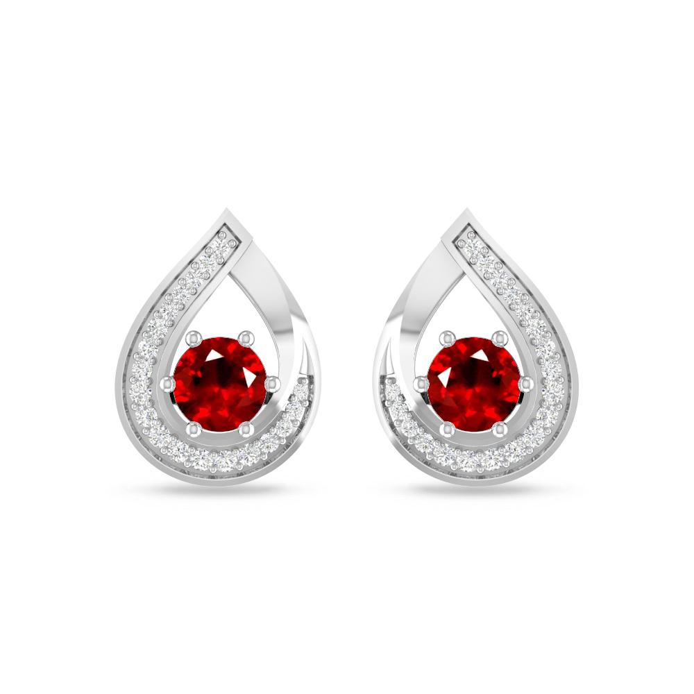 White Gold - Ruby