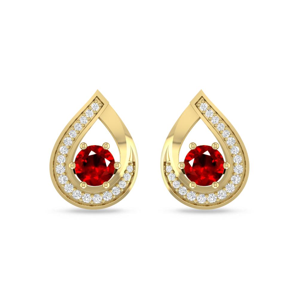 Yellow Gold - Ruby