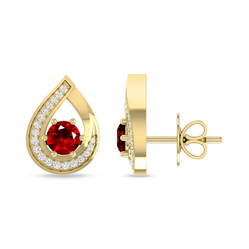 Yellow Gold - Ruby