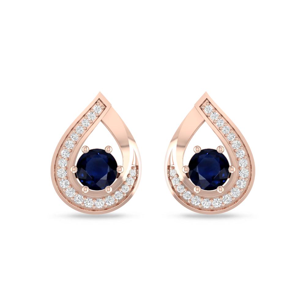 Rose Gold - Sapphire