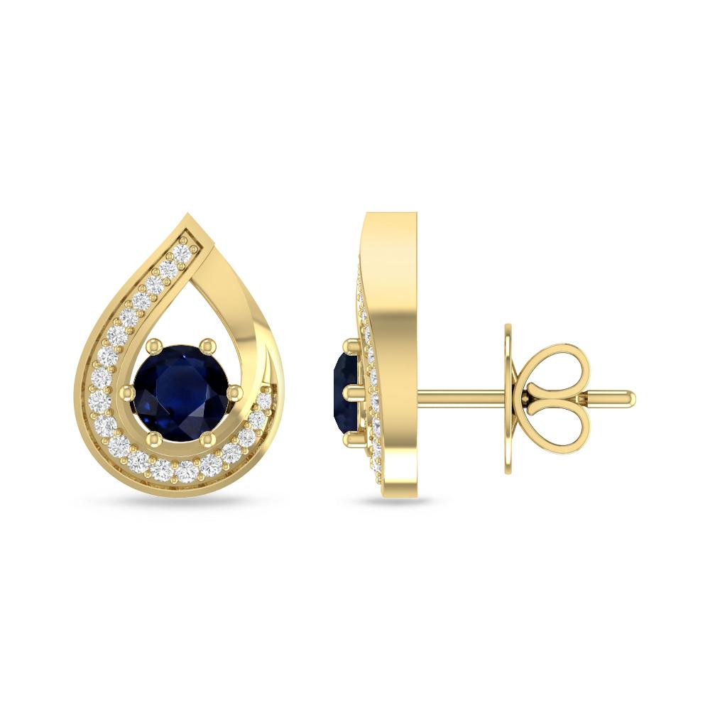 Yellow Gold - Sapphire